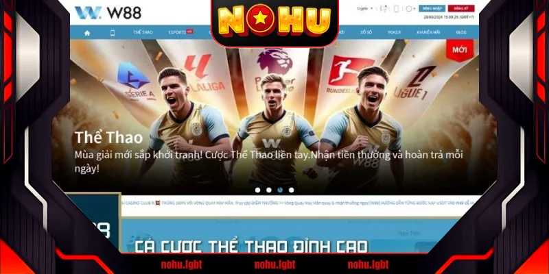 W88 có hàng trăm trò chơi slot