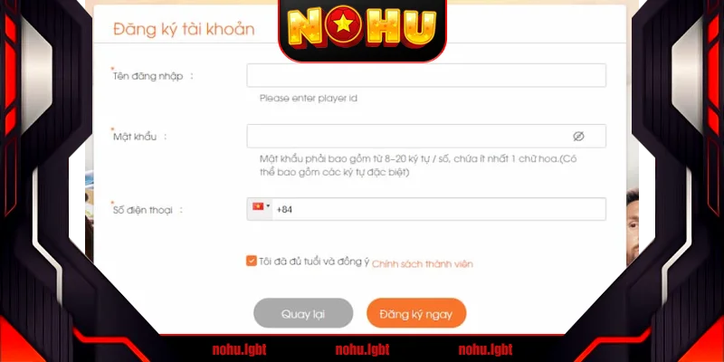 Đăng ký tài khoản tại nhà cái Ga6789 Đăng ký tài khoản tại nhà cái Ga6789